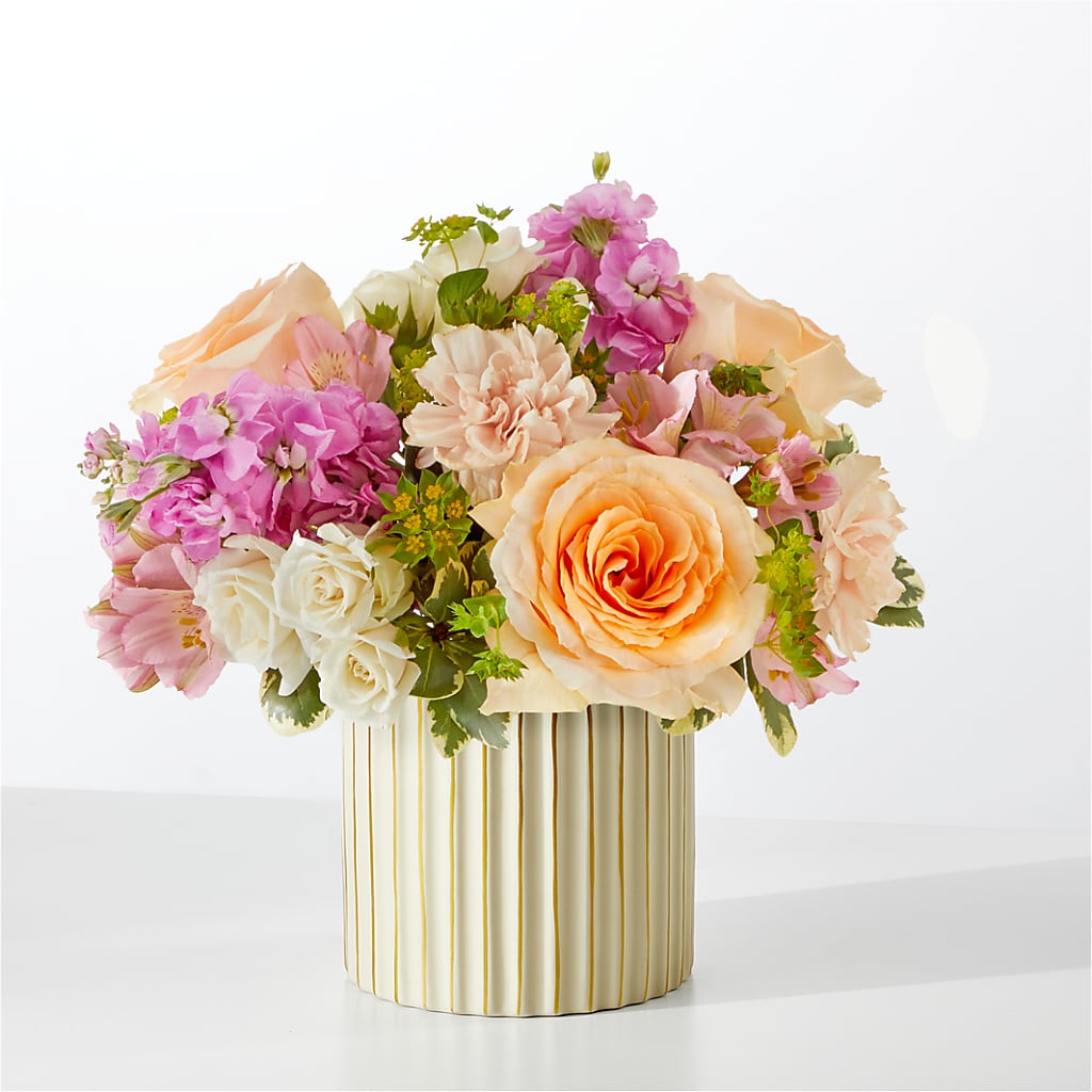 Paradise Bouquet with Ivory Vase – The Enchanted Florist And More Llc, Vincennes IN