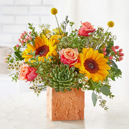 Sunflower Season Bouquet –  The Enchanted Florist And More Llc, Vincennes IN