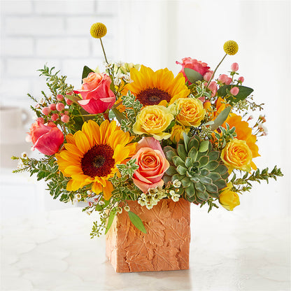 Sunflower Season Bouquet –  The Enchanted Florist And More Llc, Vincennes IN