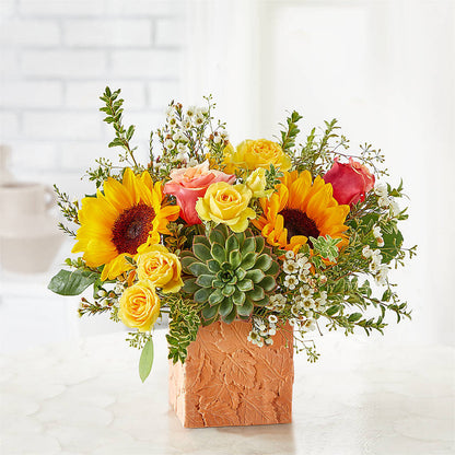 Sunflower Season Bouquet –  The Enchanted Florist And More Llc, Vincennes IN