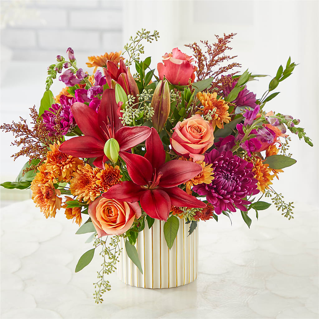 Burgundy Landscape Bouquet –  The Enchanted Florist And More Llc, Vincennes IN