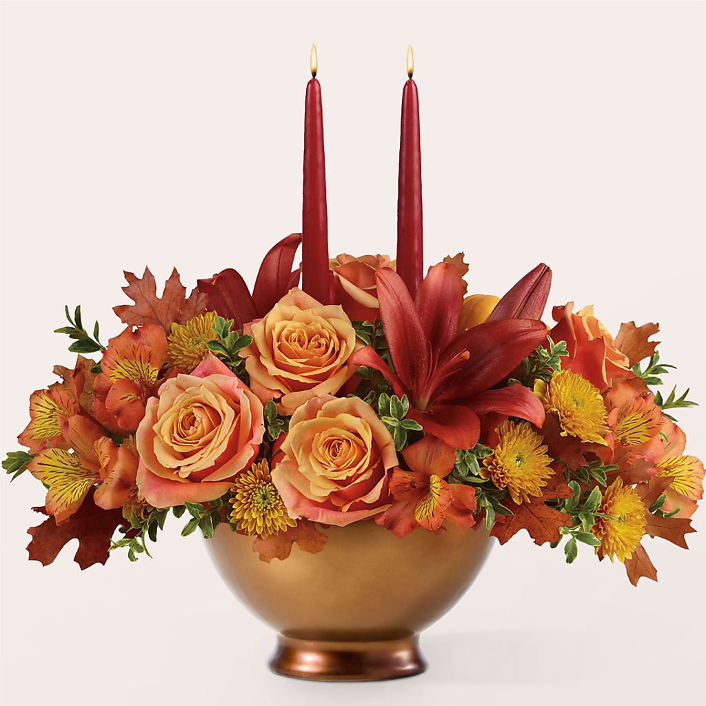 Harvest Table Centerpiece –  The Enchanted Florist And More Llc, Vincennes IN