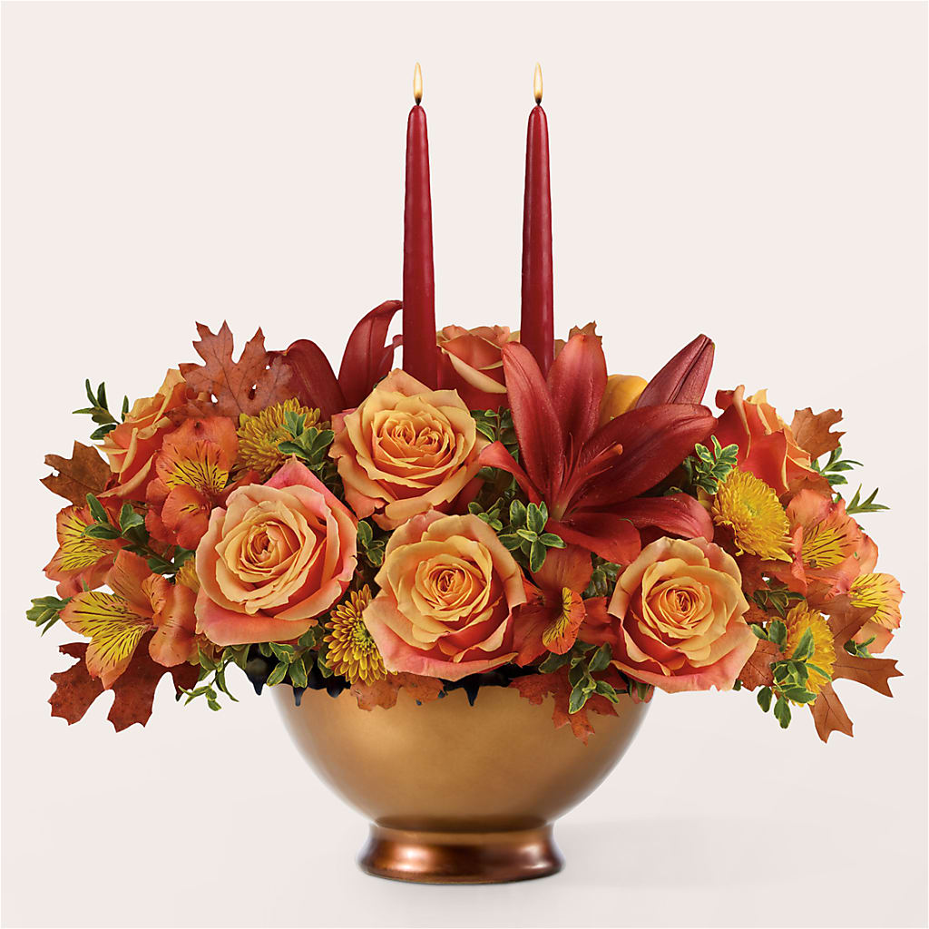 Harvest Table Centerpiece –  The Enchanted Florist And More Llc, Vincennes IN