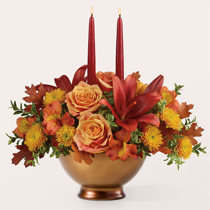 Harvest Table Centerpiece –  The Enchanted Florist And More Llc, Vincennes IN