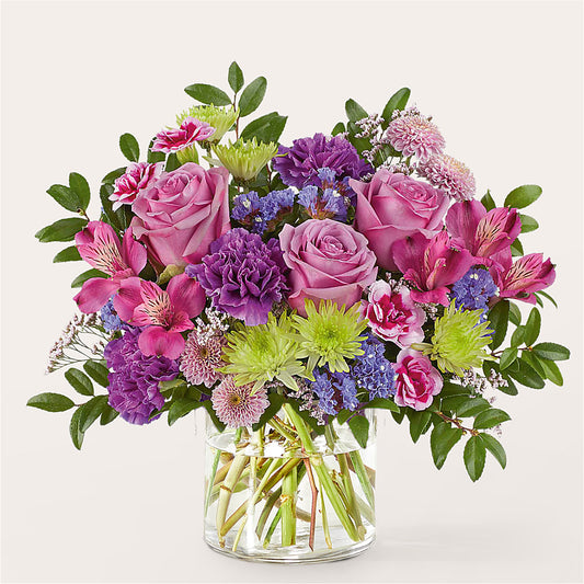 Glass Half Full Bouquet –  The Enchanted Florist And More Llc, Vincennes IN