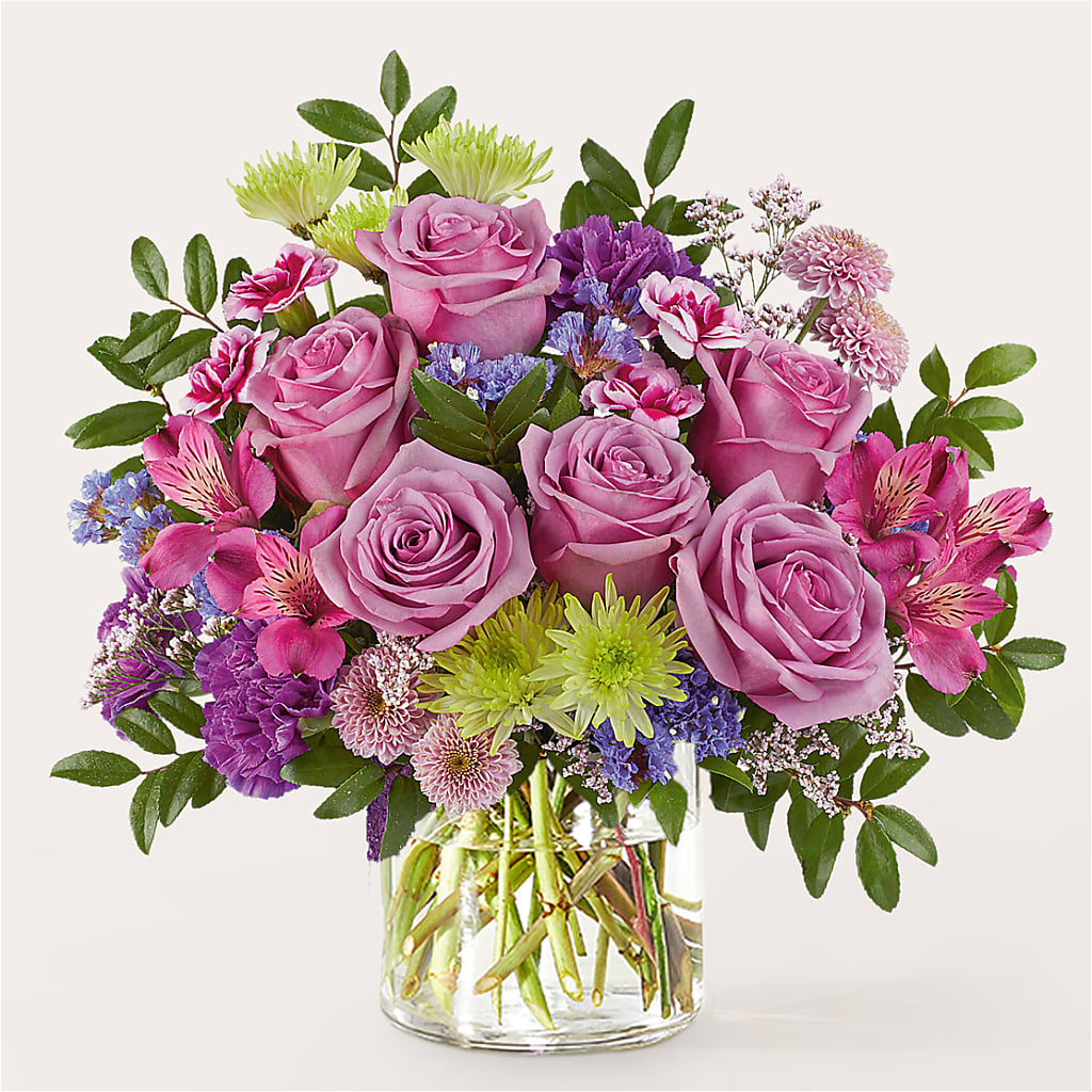 Glass Half Full Bouquet –  The Enchanted Florist And More Llc, Vincennes IN