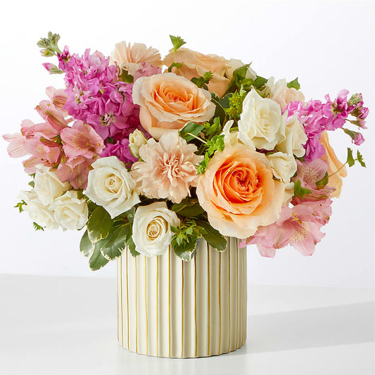 Paradise Bouquet with Ivory Vase –  The Enchanted Florist And More Llc, Vincennes IN