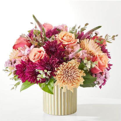 Berry Cobbler Bouquet with Ivory Vase –  The Enchanted Florist And More Llc, Vincennes IN