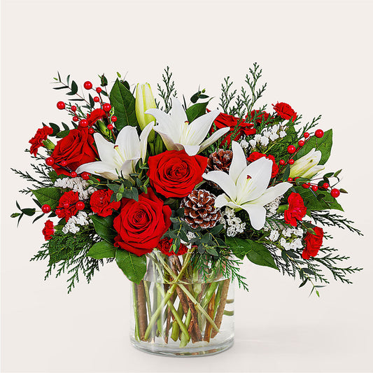 Best in Snow Bouquet –  The Enchanted Florist And More Llc, Vincennes IN