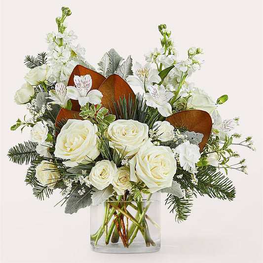 Fresh Snowfall Bouquet –  The Enchanted Florist And More Llc, Vincennes IN