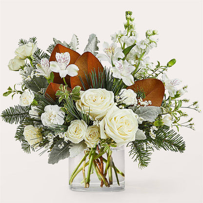 Fresh Snowfall Bouquet –  The Enchanted Florist And More Llc, Vincennes IN