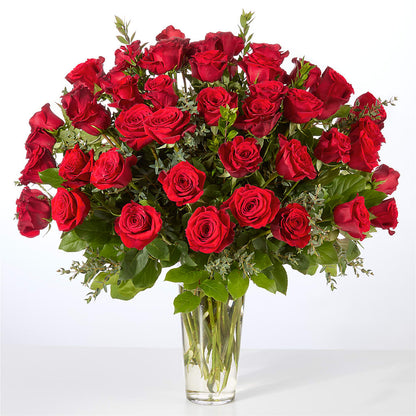 Forever Yours Fifty Stem Red Rose Bouquet –  The Enchanted Florist And More Llc, Vincennes IN